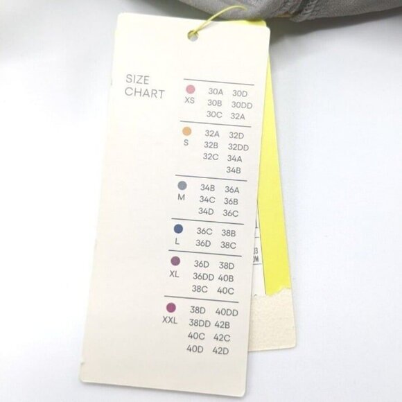 All in Motion Womens Sports Bra Seamless Front Zip Medium Support Gray Sz XS NEW - Picture 8 of 10